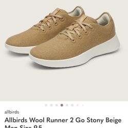 allbirds Wool Runner 2 Go | Beige | Mens 9.5