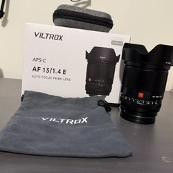 VILTROX AF 13mm f1.4 F/1.4 E Mount Lens,
