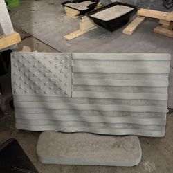 American Flag Statue 
