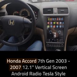 Tesla Style Radio For 2003-2007 Honda Accord