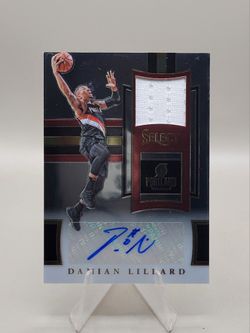 2017 Select Damian Lillard Patch Auto /50