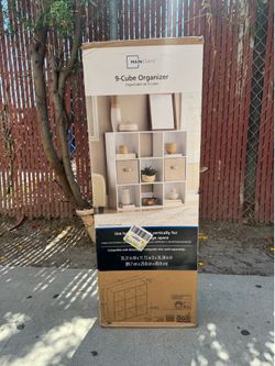 Mainstays 9-Cube Storage Organizer – New in Box