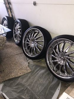 22” Inch Rims and Tires (Brand New) serious buyers only !!!!!