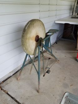 Antique Grinding Wheel Sharpening Stone for Sale in Grand Island