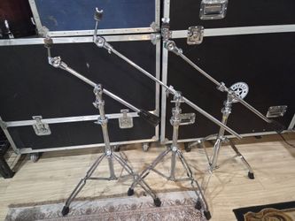 3 vintage pearl Cymbal stands