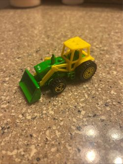 Hot Wheels Farm Tractor / John Deere - Green & Yellow Malaysia Great Condit