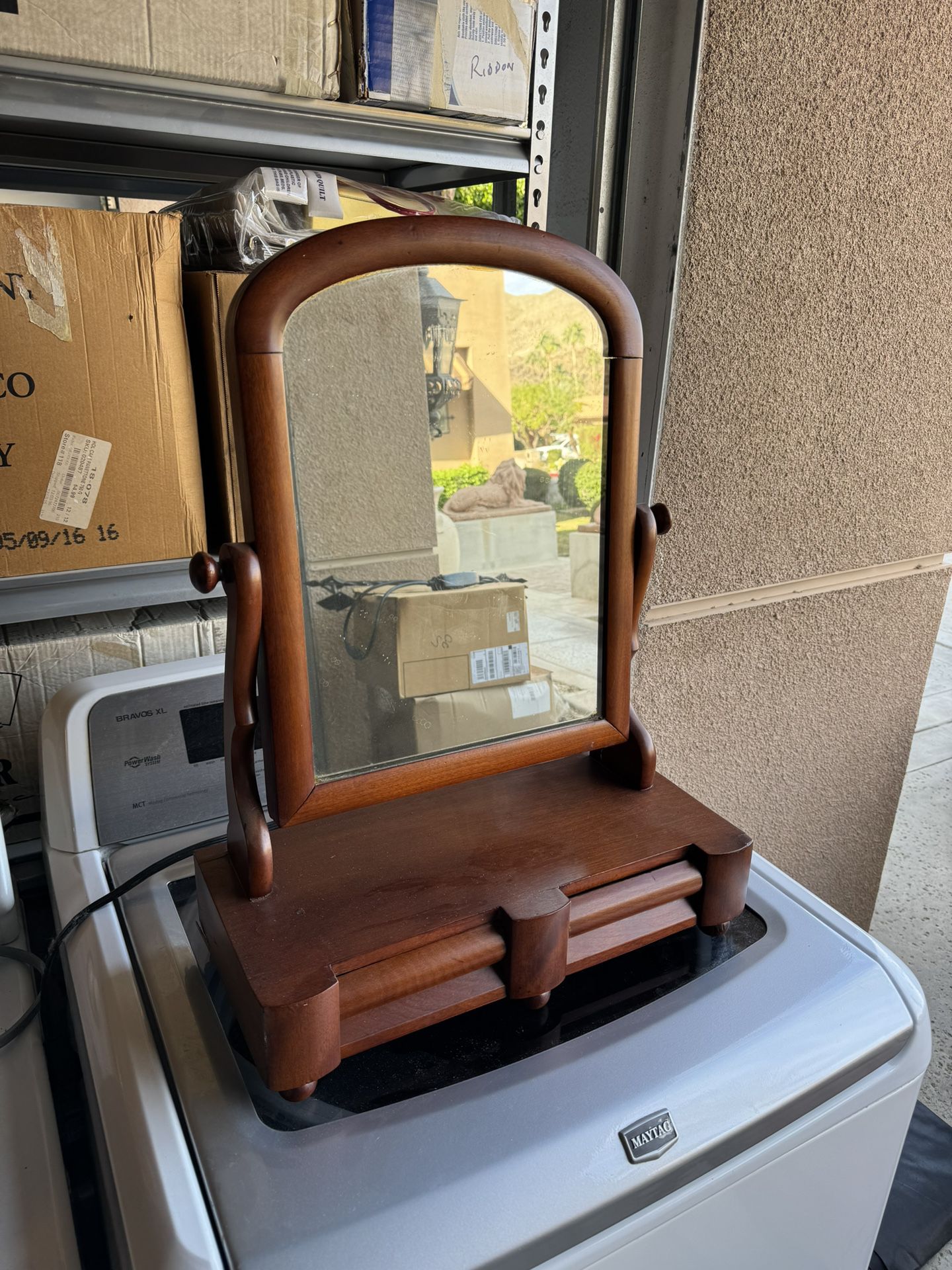 Gentlemen, antique mirror, refurbished