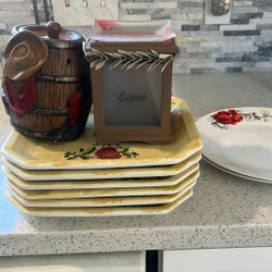 Dinner plate and candle burners