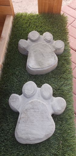 Concrete Dog Paws 🐾