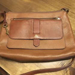 Fossil Brown Leather Purse
