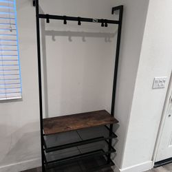 Coat And Shoe Rack