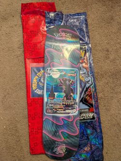 2026 Santa Cruz x Pokemon Umbreon VMAX Skateboard Deck Holo Foil Sealed