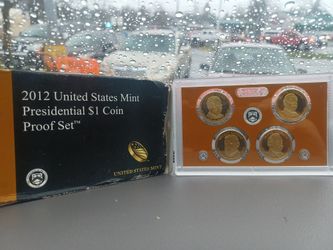 2012 MINT PRESIDENTIAL $1 COIN PROOF SET