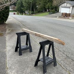 Saw Horses Folding Plastic Light Weight Lumber Holder Construction House Repair 