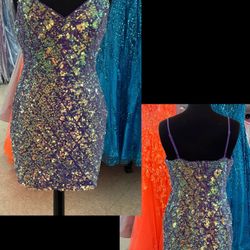 New With Tags Lilac Short Formal Dress & Homecoming Dress $49.99