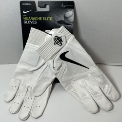 Nike Huarache Elite Baseball Batting Gloves White Mens Size Large & XL CT2134-102 New