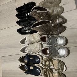Size 5, 6, And 7 Shoes Lot For Girls