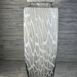 Orrin Ellis Style Glass Art Vase 