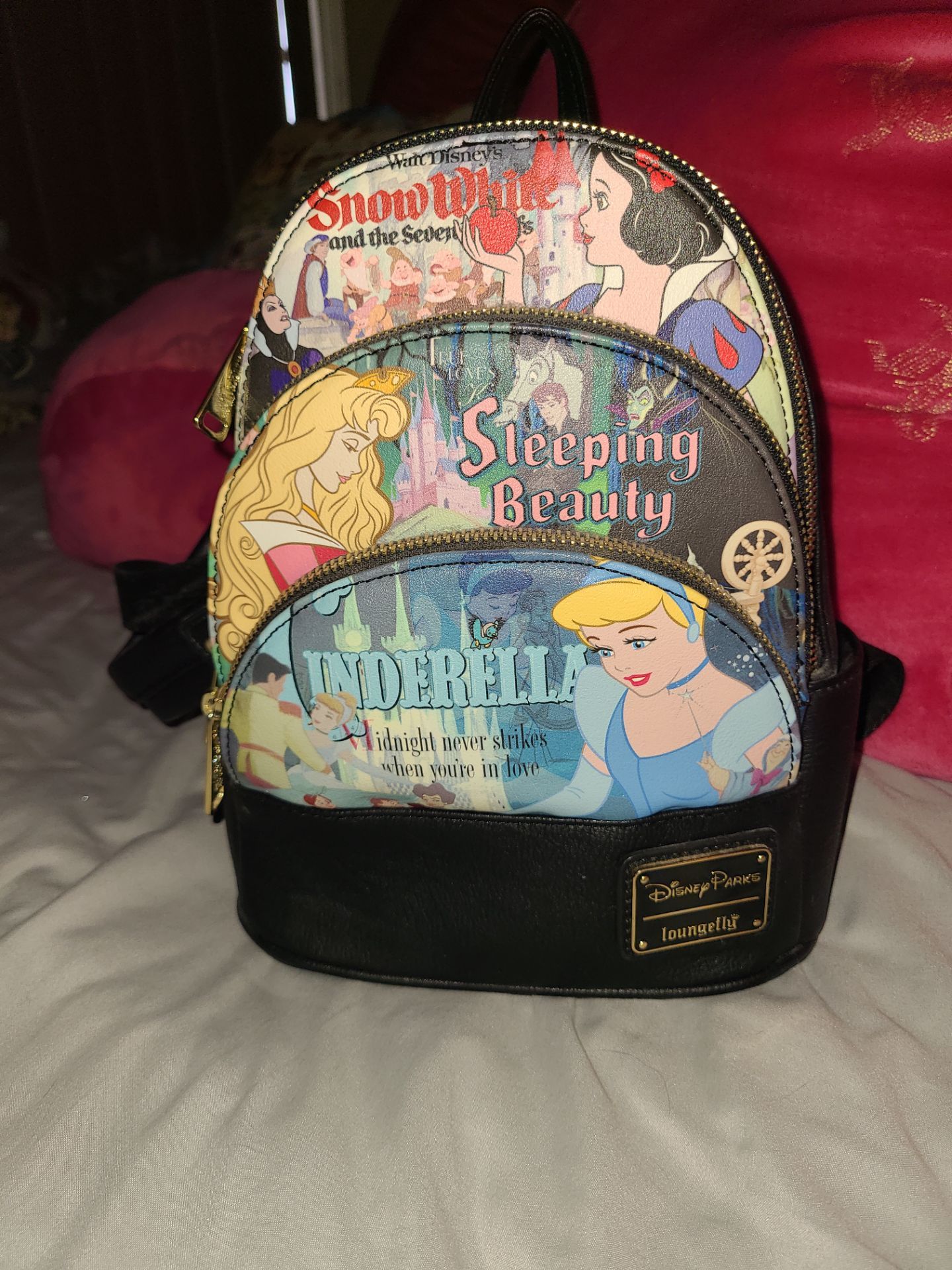 Disney loungefly princess backpack