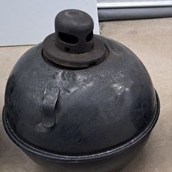 Vintage Toledo Torch Pressed Steel Smudge Pot Road Highway Railroad Flare Ohio