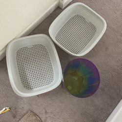 Three Storage Bins