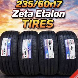 Brand New 235/60R17 Zeta Etalon Tires
