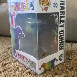 Autographed Funko POP! DC: Harley Quinn | Signed by Nathan Szerdy
