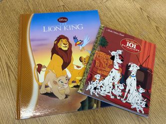 Disney The Lion King and 101 Dalmatians books
