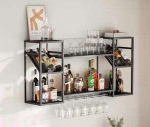 Wall Mounted Liquor Shelves