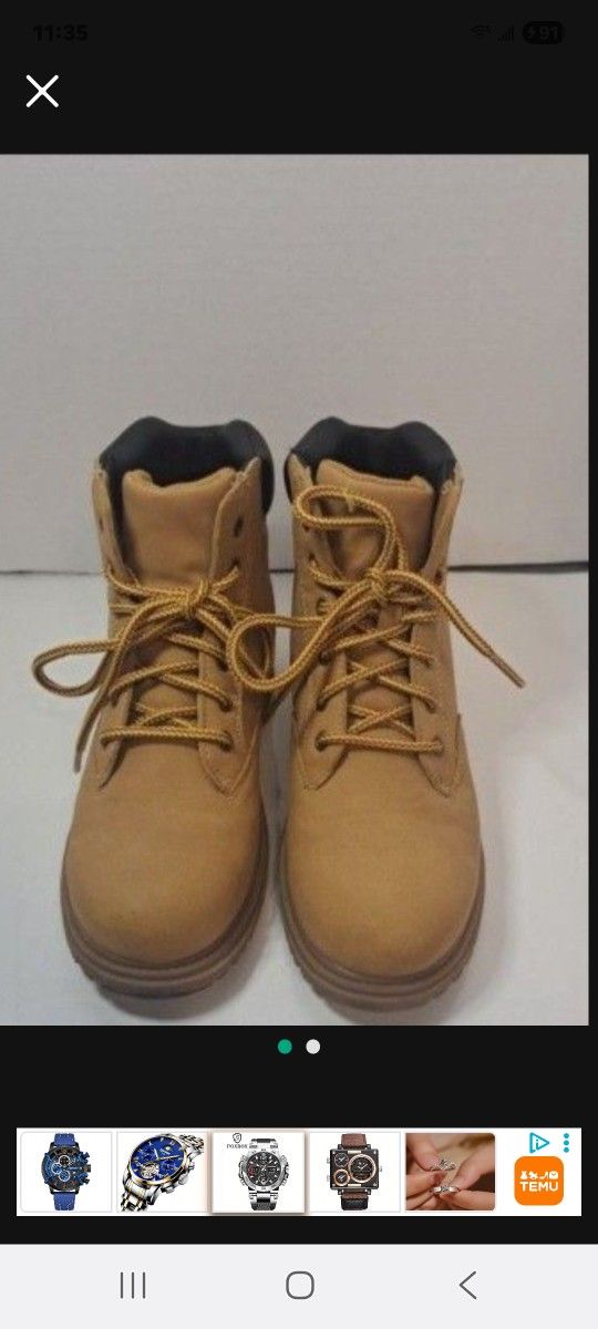 Boots. Womens 6-6½- Boys Size 4