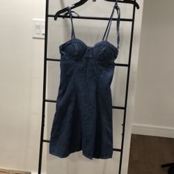 Corset top jean dress- XXS 