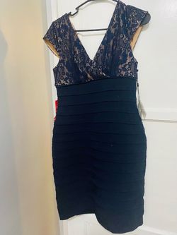 Navy blue dress - (L)