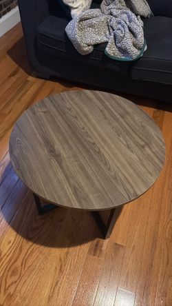 Wooden Circular Coffee Table