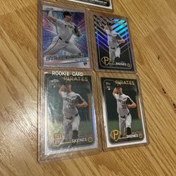 Paul Skenes MLB Baseball ROOKIE Card Lot: Includes Inserts & Refractor 