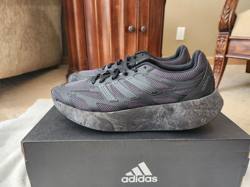 Size 12 And 13 Available- Adidas Adizero Aruku Carbon Triple Black JH7772 DS