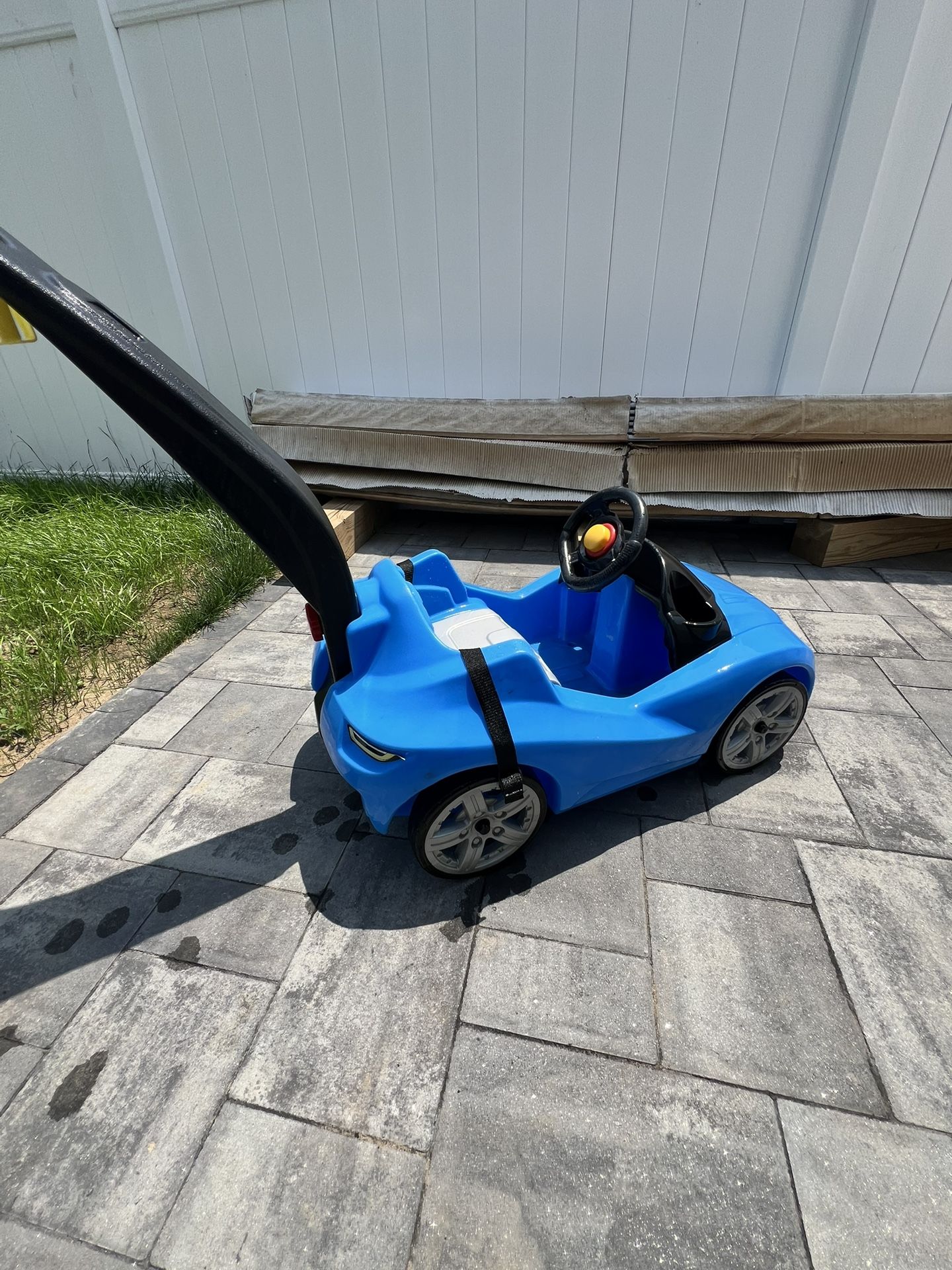 Step2 Whisper Ride Blue Cruiser Push Car and Ride on Toy