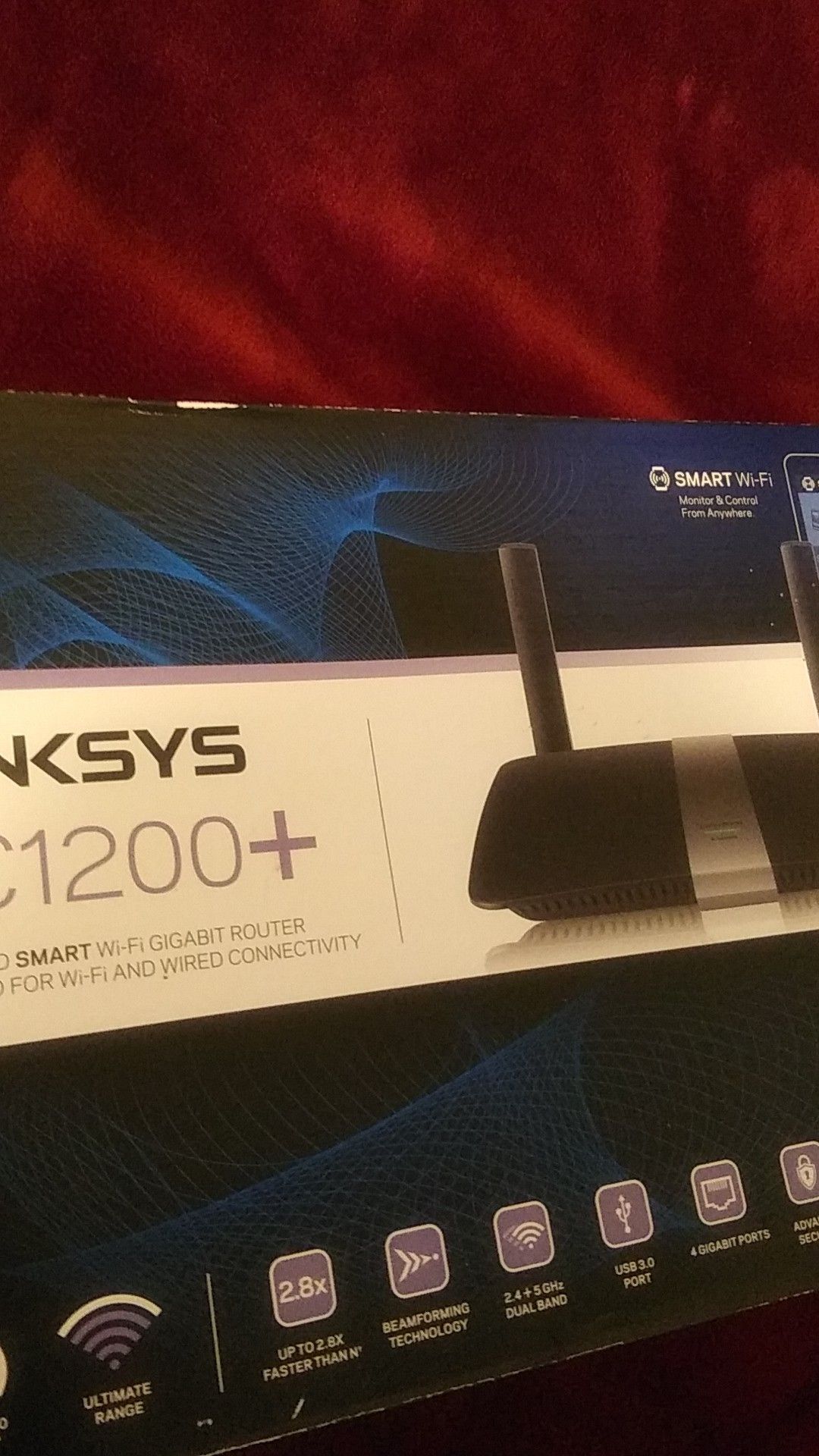 Wifi router Linksys AC1200+