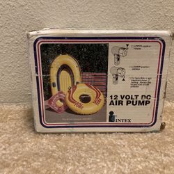 Used - Vintage 1990 Electric Car Air Pump for Inflatable Pool Floats/Tubes/Sleds/Rafts/Mattresses