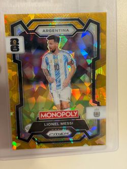 2026 Panini Prizm Monopoly FIFA World Cup Lionel Messi Argentina (#1) “Gold”