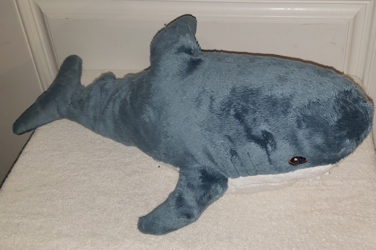 Blahaj Blue Baby Shark Plush Stuffed Animal/Toy
