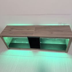 Tv stand w/ LED lights 