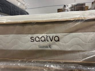 🔥BIG SALE 💯 KING MATTRESS SAATVA RX 15"💥