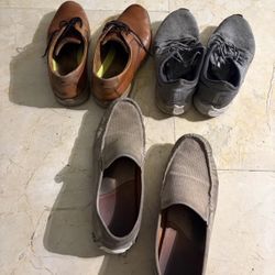 Three Pairs Of Men’s Shoes Size 10.5