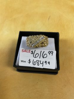 Yellow Gold 10kt Nugget Ring