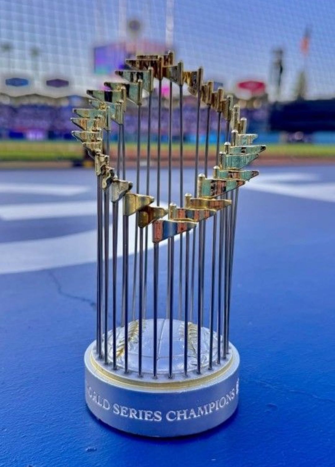 Dodgers Replica World Series Trophy