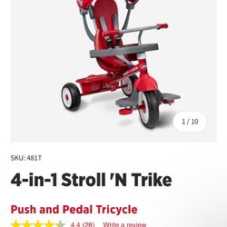 Radio flyer 4 in 1 stroller