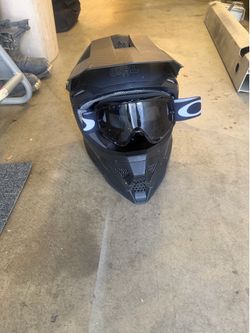 O’Neil helmet size large with googles
