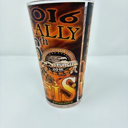 Sturgis 76th Anniversary Pint Glass 2016 Black Hills Rally South Dakota Harley
