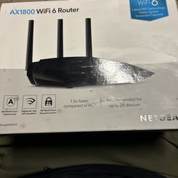 NETGEAR AX1800 Wifi Router 