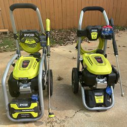 2 Pressure Washers 